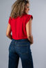 Imagen de Blusa Cuello Bobo Hombreras.      (Exclusivo Pagina)