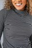 Imagen de Blusa Cuello Alto En Rayas.     (Exclusivo Pagina)