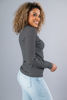 Imagen de Blusa Cuello Alto En Rayas.     (Exclusivo Pagina)