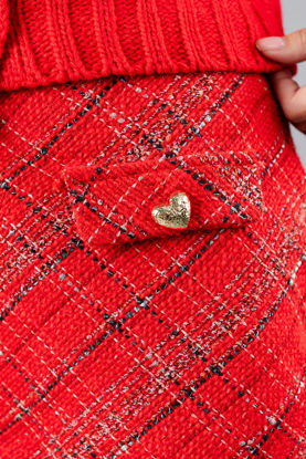 Imagen de Mini Falda En Tweed De Cuadros   ( Exclusivo Pagina)