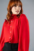 Imagen de Blusa Cuello Alto Botones, Manga Larga  ( Exclusivo pagina )