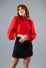 Imagen de Blusa Cuello Alto Botones, Manga Larga  ( Exclusivo pagina )