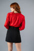 Imagen de Blusa satin Cuello V, Manga 3/4    (Exclusiva Pagina)