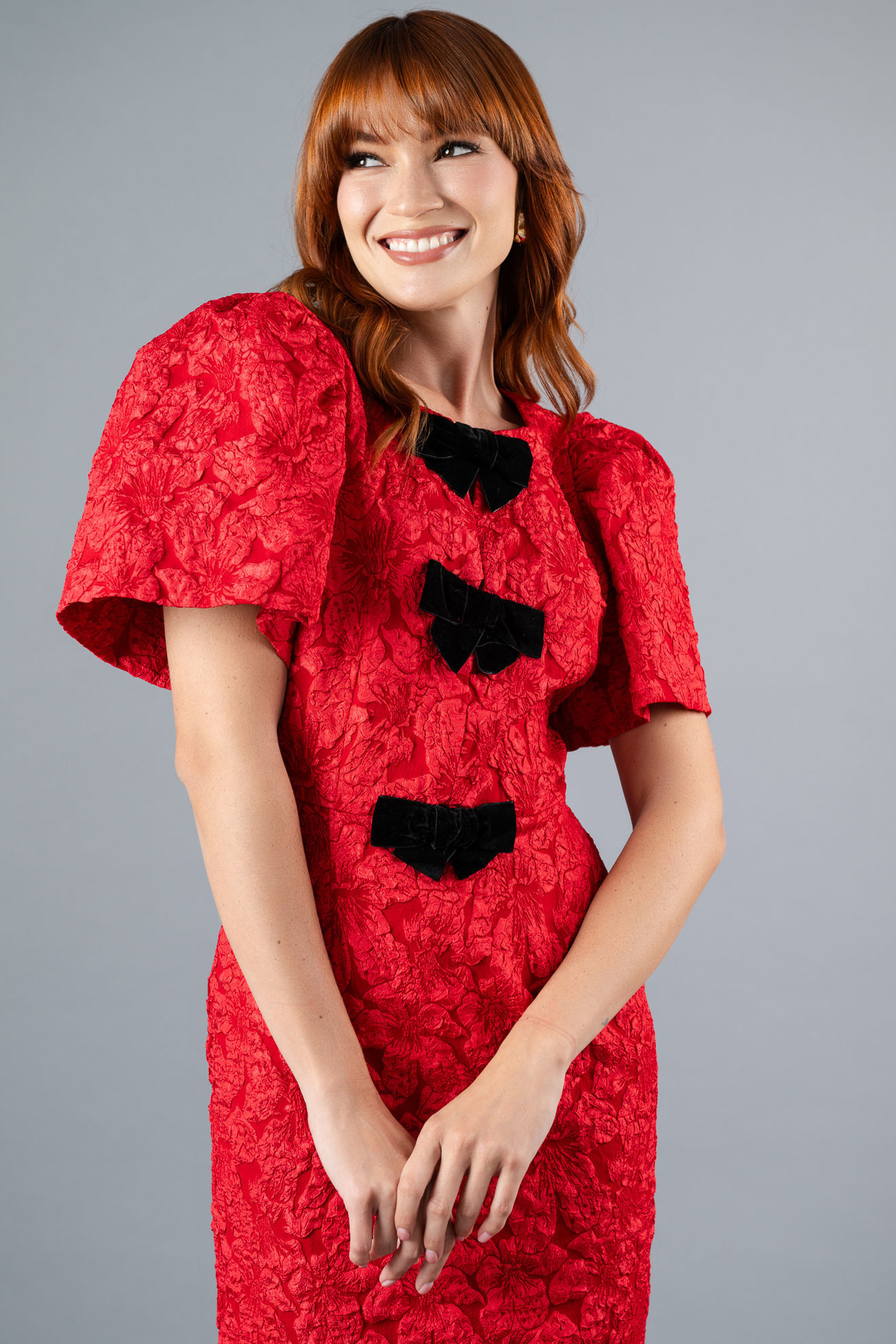 Imagen de Vestido Lapiz, Detalle Lazos     (Exclusivo Pagina)