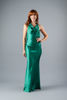 Imagen de Maxi Dress Halter, En Satin, Cuello Bobo