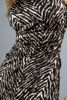 Imagen de Vestido Un Hombro En Animal Print