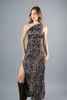 Imagen de Vestido Un Hombro En Animal Print