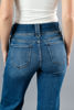 Imagen de High Rise, Wide Leg Denim Con Cinturon