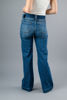 Imagen de High Rise, Wide Leg Denim Con Cinturon