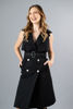 Imagen de Vestido Cruzado, Botones, Sin Mangas    ( Exclusivo Pagina )
