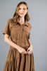 Imagen de Vestido Camisero Tapas Bolsillo, Falda Asimetrica (Exclusivo Pagina)