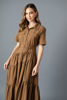 Imagen de Vestido Camisero Tapas Bolsillo, Falda Asimetrica (Exclusivo Pagina)