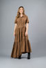Imagen de Vestido Camisero Tapas Bolsillo, Falda Asimetrica (Exclusivo Pagina)