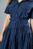 Imagen de Vestido Camisero Tapas Bolsillo, Falda Asimetrica (Exclusivo Pagina)