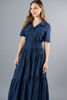 Imagen de Vestido Camisero Tapas Bolsillo, Falda Asimetrica (Exclusivo Pagina)