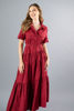 Imagen de Vestido Camisero Tapas Bolsillo, Falda Asimetrica (Exclusivo Pagina)