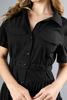 Imagen de Vestido Camisero Tapas Bolsillo, Falda Asimetrica (Exclusivo Pagina)