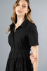 Imagen de Vestido Camisero Tapas Bolsillo, Falda Asimetrica (Exclusivo Pagina)