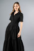 Imagen de Vestido Camisero Tapas Bolsillo, Falda Asimetrica (Exclusivo Pagina)