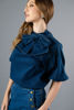 Imagen de Blusa Denim, Lazo Cuello