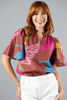 Imagen de Blusa En Rayon, Mangas Balloon   (Exclusiva Pagina)
