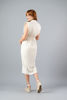 Imagen de Vestido En Lino Con Hombreras, Nudo Cintura   ( Exclusivo Pagina)