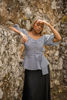 Imagen de Blusa En Cuadros Off Shoulder     (Exclusiva Pagina)