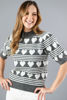 Imagen de Sweater Cuello Alto Print Corazones