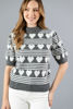 Imagen de Sweater Cuello Alto Print Corazones ( Exclusivo pagina )