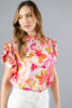 Imagen de Blusa Estampada Cuello Alto   (Exclusiva Pagina)