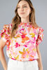 Imagen de Blusa Estampada Cuello Alto   (Exclusiva Pagina)