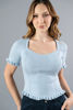 Imagen de Blusa Tejida Cuello  Cuadrado    (Exclusiva Pagina)