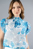 Imagen de Blusa Estampada Cuello Alto       (Exclusiva Pagina)
