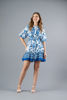 Imagen de Vestido Estampado Blanco Azul     ( Exclusivo Pagina)