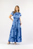 Imagen de Vestido Largo Estampado Detalle Espalda   ( Exclusivo Pagina)