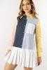 Imagen de Vestido Camisero En Rayas Falda Paletones    ( Exclusivo Pagina)