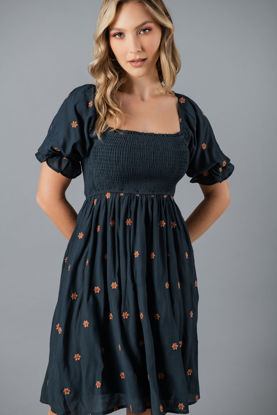 Imagen de Vestido Blusa Nido Abeja Con Bordado   ( Exclusivo Pagina)