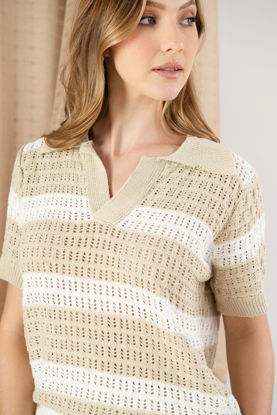 Imagen de Blusa Manga Corta Tejida     (Exclusiva Pagina)