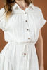 Imagen de Vestido Botones Cuello, Falda Campana    ( Exclusivo Pagina )