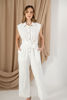 Imagen de Jumpsuit Rayas, Cuello Botones, Hombreras    ( Exclusivo Pagina)