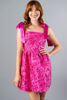 Imagen de Vestido En Jacquard Tirantes Lazo Satin   (Exclusivo Pagina)