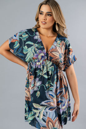 Imagen de Vestido Corto En Rayon Estampado