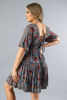 Imagen de Vestido Corto En Rayon, Cuello V