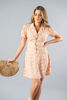Imagen de Vestido Print Florecitas, Cuello Botones   ( Exclusivo Pagina)