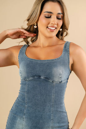 Imagen de Vestido Mezclilla Estilo Lapiz