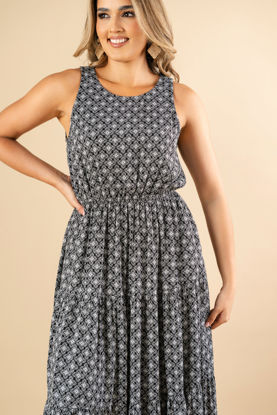 Imagen de Vestido En Rayon Sin Mangas   ( Exclusivo Pagina )