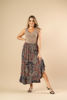 Imagen de Falda En Rayon Estampado Tropical