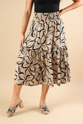Imagen de Falda En Rayon Estampada