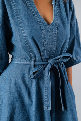 Imagen de Vestido En Mezclilla Cuello V
