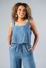 Imagen de Crop Top Denim Cuello Cuadrado    ( Exclusivo Pagina)